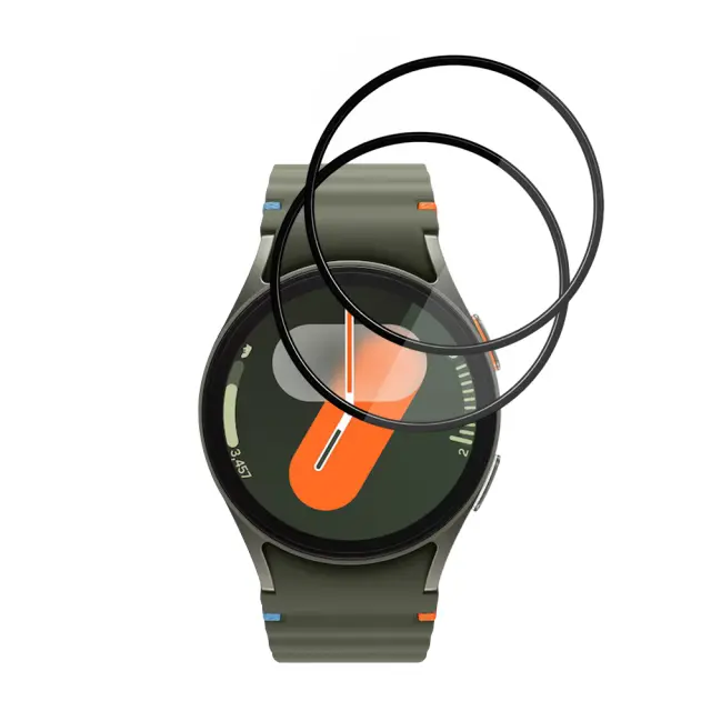 Techsuit® Nano Flex (2 pack) για Galaxy Watch 7 40mm - Black 2