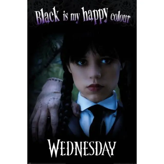 Αφίσα , Poster Wednesday (Black Is My Happy Colour) 61 X 91.5cm PP35292#05