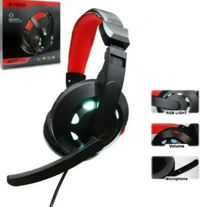 Misde A65 Over Ear Gaming Headset με σύνδεση 3.5mm 3