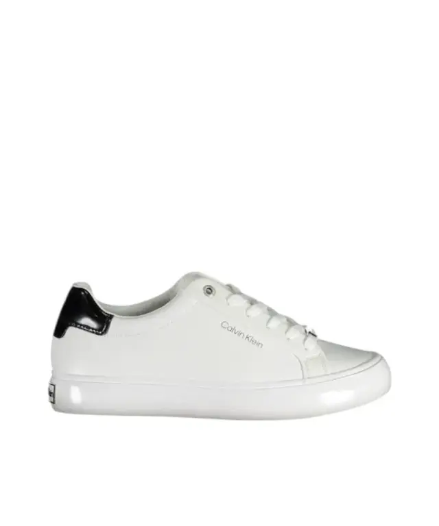 Calvin Klein - Γυναικεία Sneakers Donna HW0HW01406-YBR Λευκό