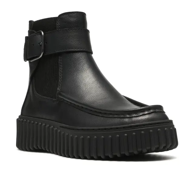 Clarks Torhill Buckle γυναικεία δερμάτινα μποτάκια 26320238-1 2