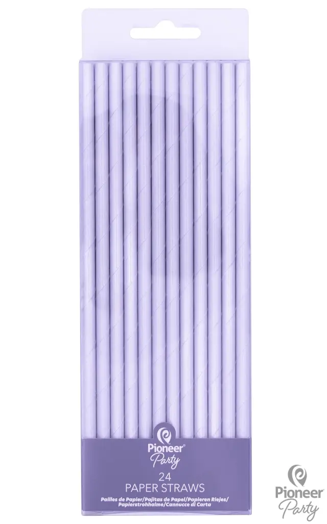 Καλαμάκια Χάρτινα Iridescent 19 εκ / 24 τεμ