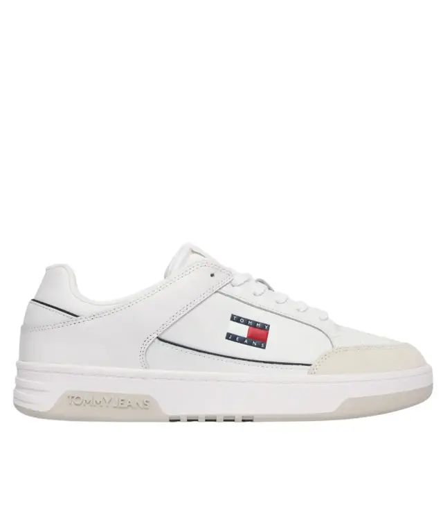 Tommy Hilfiger - Ανδρικά Sneakers Tjm Cupsole Leather EM0EM01660-YBS Λευκό