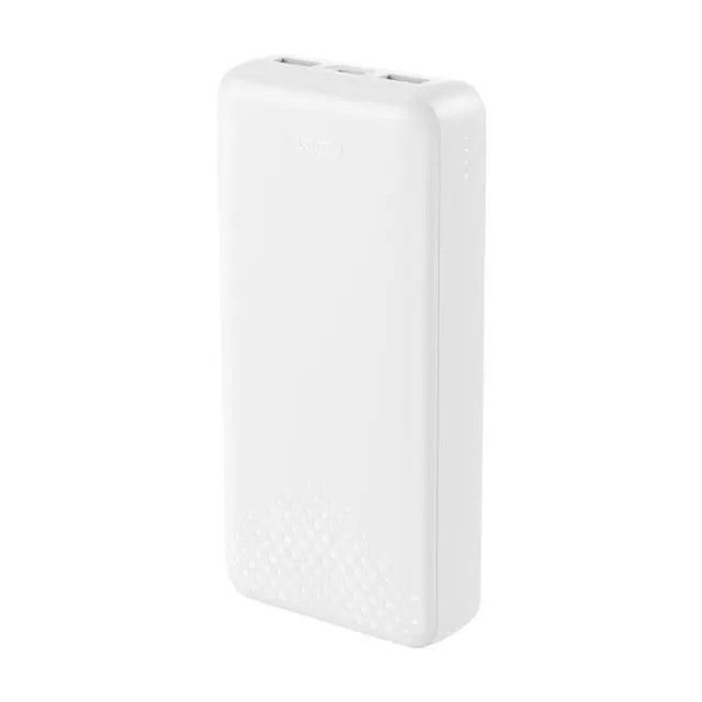 Powerbank 20.000 mAh με 3 θύρες USB (2x USB-A, 1x USB-C), σε λευκό χρώμα