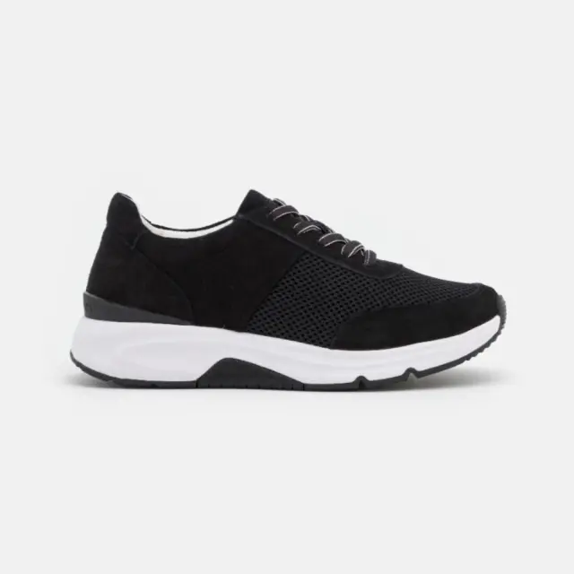 Gabor Sneakers Γυναικείο δέρμα Nubuck/ύφασμα Μαύρο GAB/86897 37-SCHWARZ