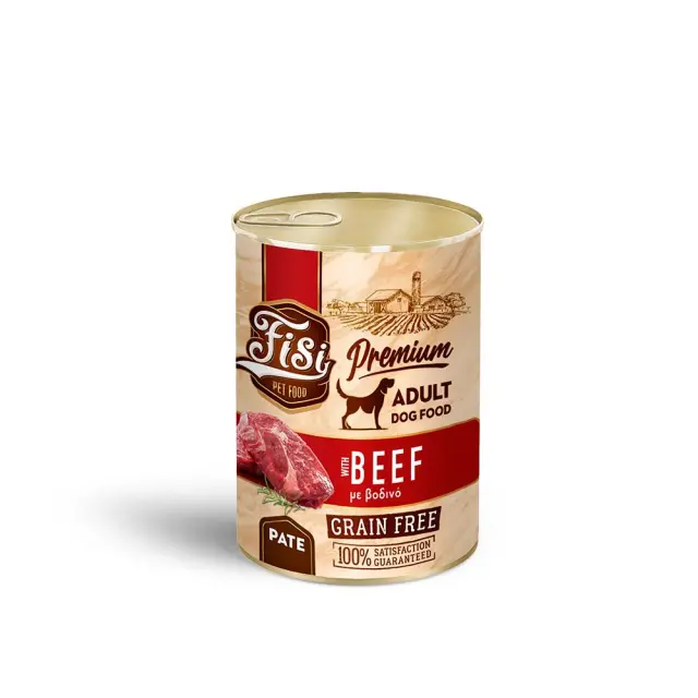 Fisi Dog Adult Βοδινό Πατέ 400gr