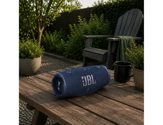 Aδιάβροχο Aσύρματο Ηχείο JBL Charge 6 (JBLCHARGE6BLU) με ενσωματωμένο Powerbank - 45W - Bluetooth - Auracast™ - BlueJBLCHARGE6BLU