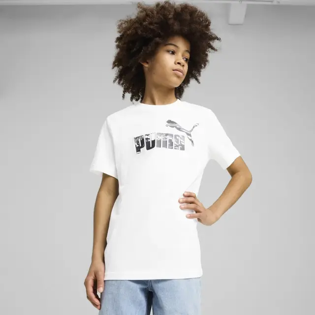 Puma Essentials Camo ΠΑΙΔΙΚΗ ΜΠΛΟΥΖΑ (685138-02) - Λευκό
