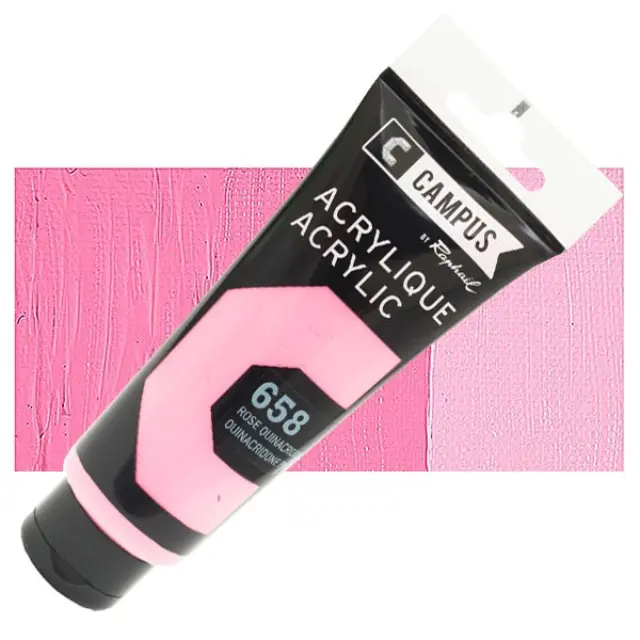 Ακρυλικό Raphael Campus - 658 Quinacridone Pink- 100ml