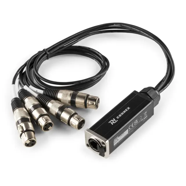 PD CONNEX CX192 ΑΝΤΑΠΤΟΡΑΣ RJ45 ΣΕ 4X XLR ΘΗΛ