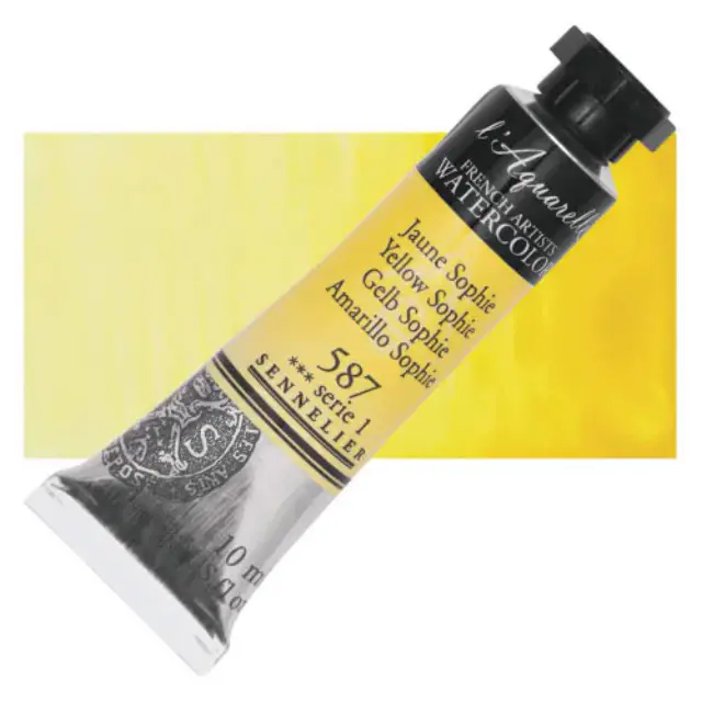 Χρώμα Ακουαρέλας Sennelier l Aquarelle Σωληνάριο 10ml - 587 Yellow Sophie