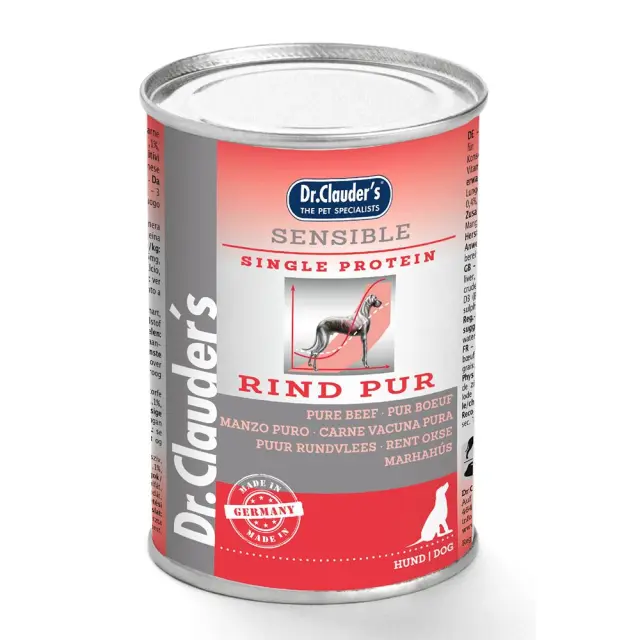 Dr.Clauder s Sensible Single Protein Beef Pure Κονσέρβα Σκύλου Βοδινό 400gr