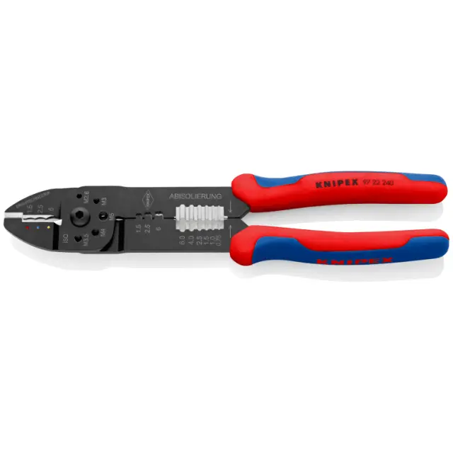 Knipex 9722240- Πένσα για ακροδέκτες ανοιχτού τύπου, καρέ 2,5-6 No240mm