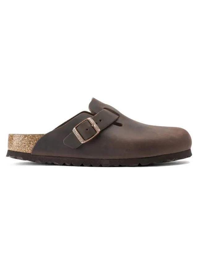 Birkenstock Σαμπώ Επαγγελματικό δέρμα Καφέ BIR/BOSTON 159711 HABANA R - 36 2