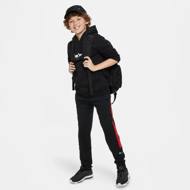 Nike Air Jogger ΠΑΙΔΙΚΟ ΠΑΝΤΕΛΟΝΙ (FV3666-012) - Μαύρο-Κόκκινο - M 10-12 ετών 3