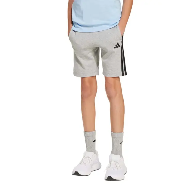 adidas Sportswear Kids 3Stripes Knit 210 Short Γκρι JD6496 (adidas Sportswear) - 128