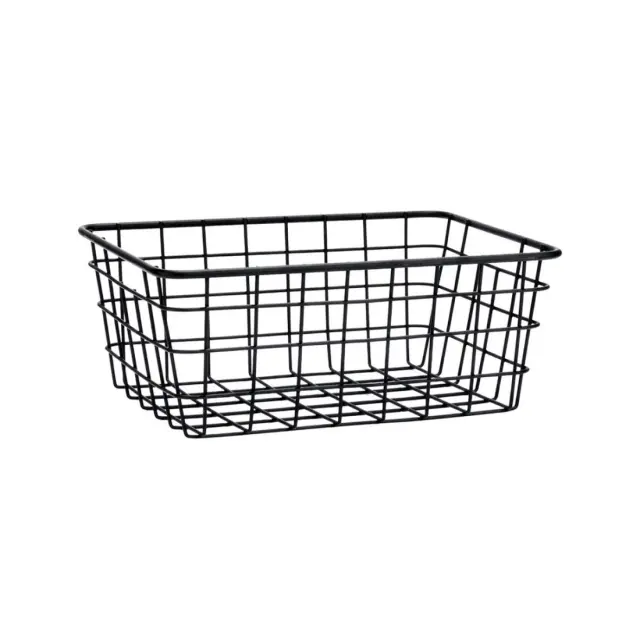 Estia Καλάθι Οργάνωσης Μεταλλικό 22X16X12Cm Μαύρο