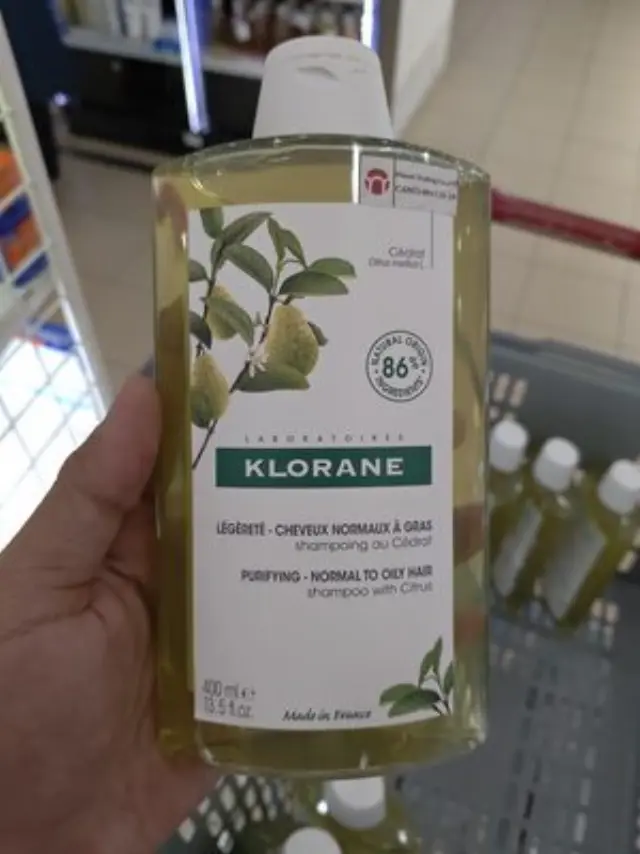 Klorane Purifying Shampoo with Citrus Pulp Σαμπουάν Με Πολτό Κίτρου για Κανονικά Μαλλιά με Τάση Λιπαρότητας, 400ml
