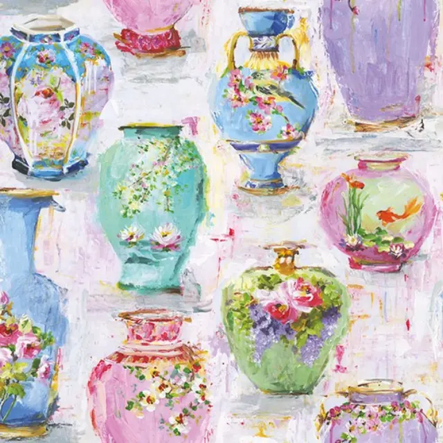 Χαρτοπετσέτα για Decoupage, Vases 1 τεμ.