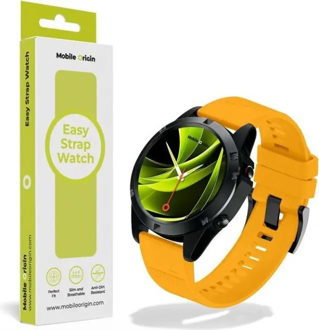 Mobile Origin Easy Strap Garmin Watch 20mm Yellow