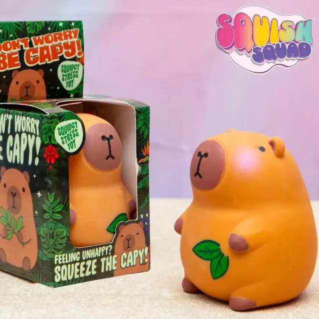 Boxer Gifts Squishy Stress Toy: Capybara