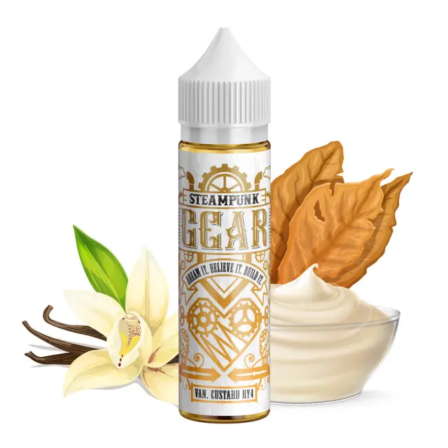 SteamPunk Gear Van. Custard RY4 20ml/60ml