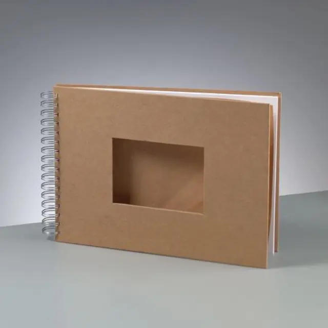 Άλμπουμ Scrapbooking για Βιβλίο Ευχών 30x21.5cm (παράθυρο 9x13cm) 25 φύλλα