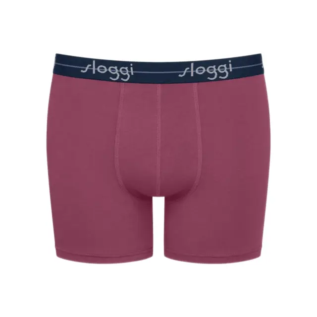 Sloggi Ανδρικό Boxer Start Short Box - Διπλό Πακέτο, Χρώμα Βιολετί - M 2