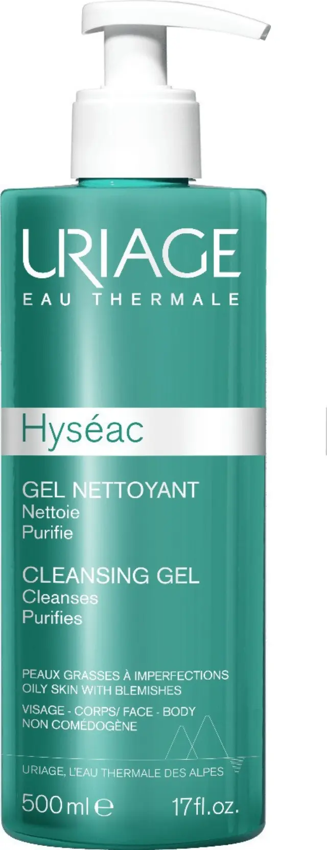 Uriage Gel Καθαρισμού Λιπαρή Επιδερμίδα, 500ml