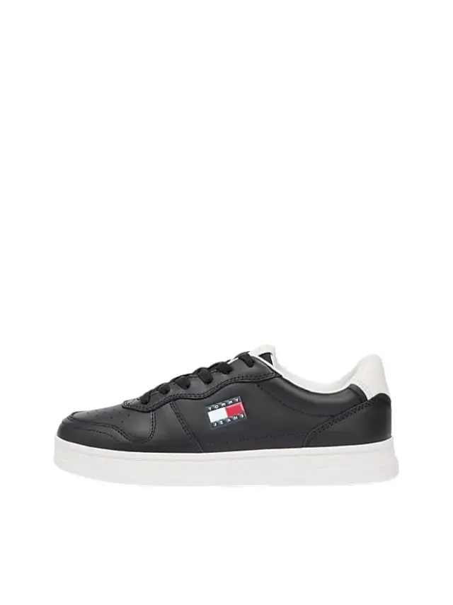 Tommy Hilfiger - Γυναικεία Sneakers The Greenwich Leather EN0EN03006-BDS Μαύρο 2