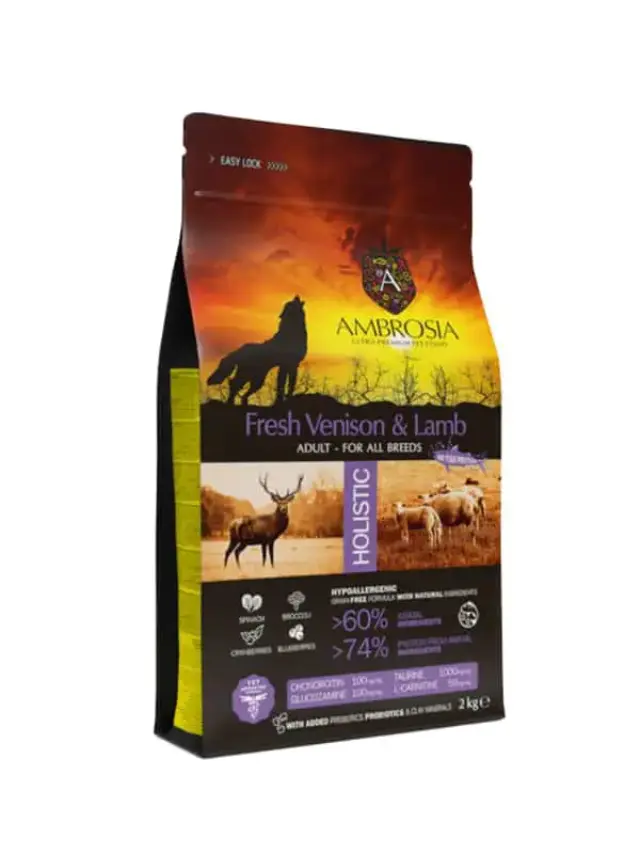 Ambrosia Grain Free Adult Fresh Venison & Lamb 2Kg Μονόχρωμο 2