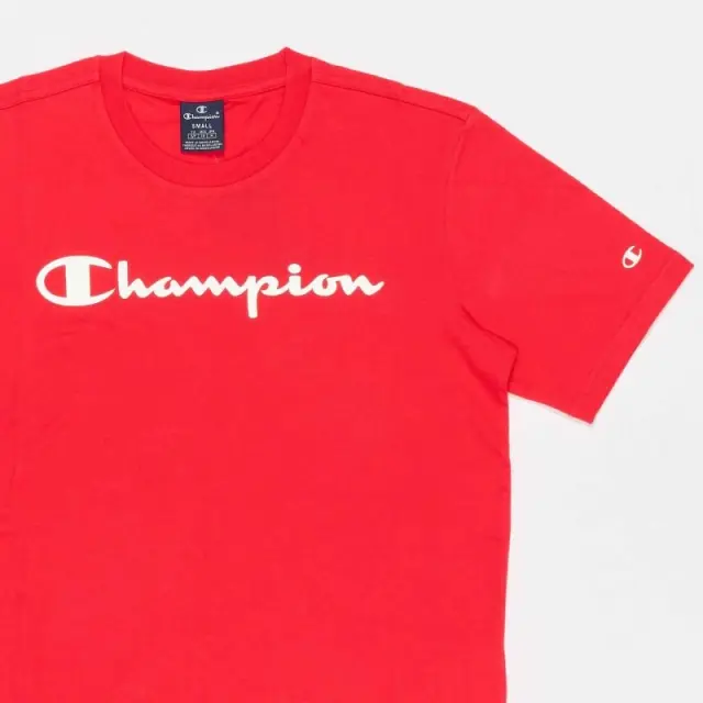 CHAMPION CREWNECK T-SHIRT ΜΠΛΟΥΖΑ ΑΝΔΡΙΚΗ RED 3
