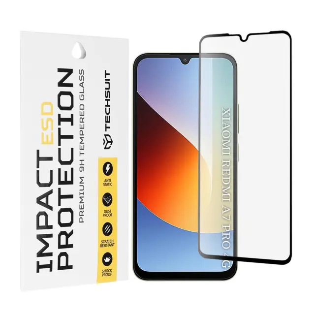 Techsuit - ESD Glass - Xiaomi Redmi A7 Pro 4G - Black
