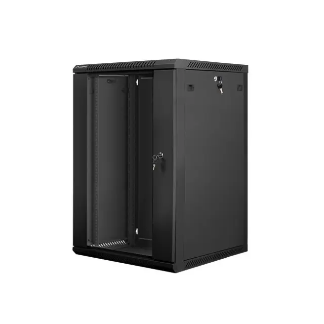 Lanberg Καμπίνα Rack 19" 18U 600X600 Black V2 (WF01-6618-10B)