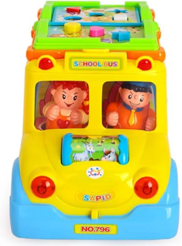 Hola Toys Early Learning Σχολικό Λεωφορείο 796 3