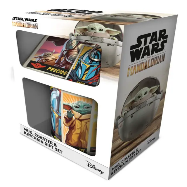 The Mandalorian (S2) Mug Coaster Keychain Gift Set