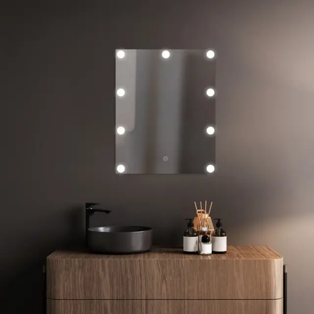 Καθρέπτης Μακιγιάζ LED 3CCT 400x500mm Λευκό LOGE