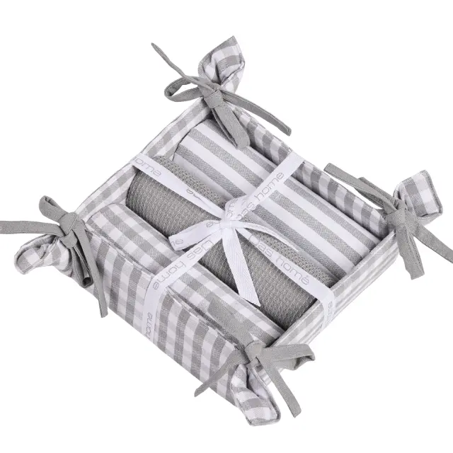 DAS HOME ΣΕΤ ΠΟΤΗΡΟΠΑΝΑ 3ΤΜΧ 45Χ65 0918 GREY