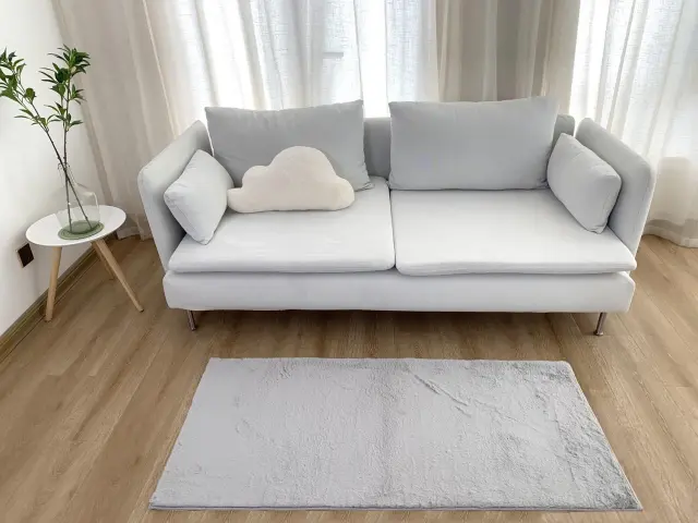 Χαλί 160x230 Γούνινο Anna Riska Felicity Silver Grey 100% Πολυέστερ