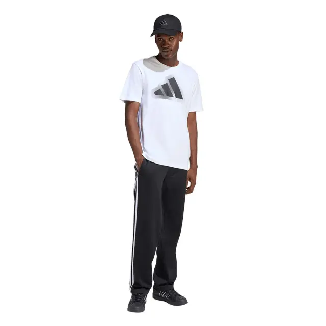 adidas Sportswear Men's Modern Essentials Graphic Tee Άσπρο - Μαύρο JZ4994 (adidas Sportswear) - XXLarge 3