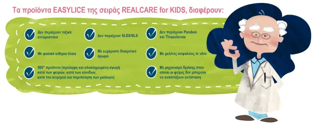 Real Care Easy Lice Αντιφθειρικό Spray 100ml 2