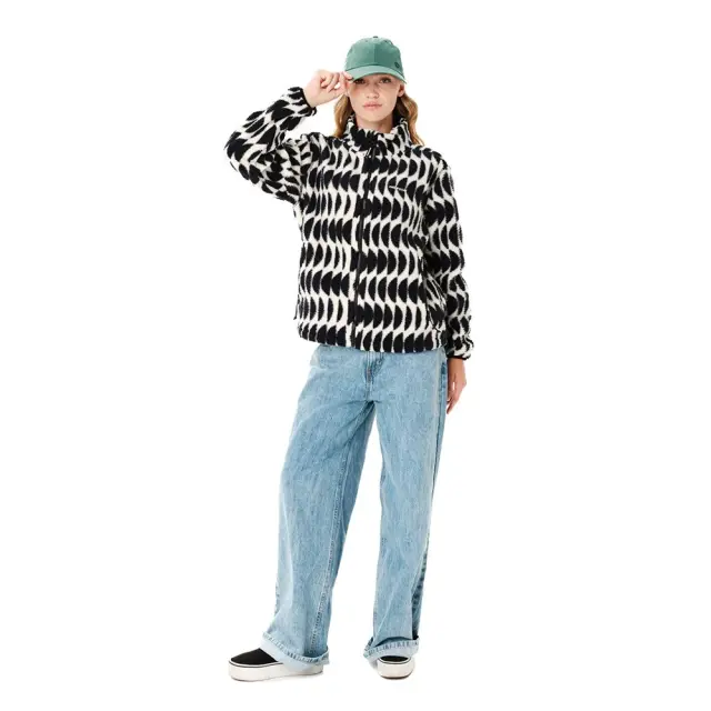 Emerson Women's Full Zip Sherpa (262.EW290.160-PR613 OFF WHITE) - Μπέζ 2