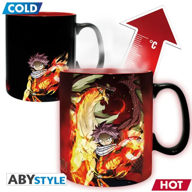 Κούπα κεραμική FAIRY TAIL - Mug Heat Change - 460 ml - Natsu & Lucy ABYMUG880