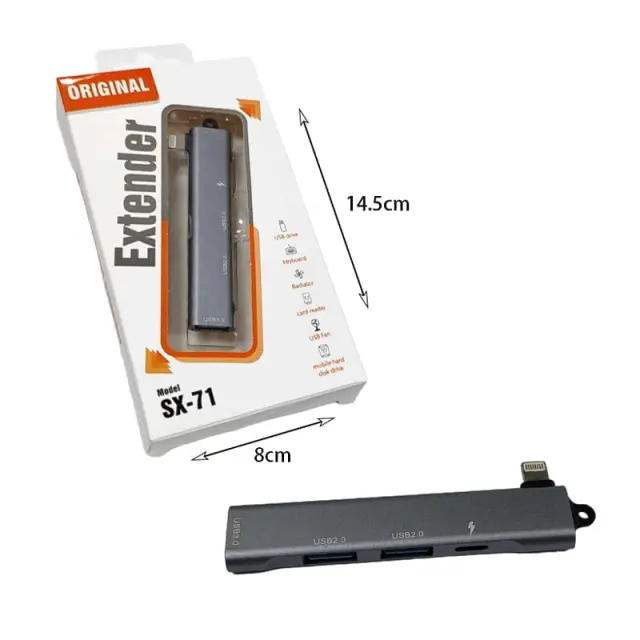Original SX-71 Extender πολλαπλών Χρήσεων Lightning - Multifunctional Extender Lightning cz030163 3