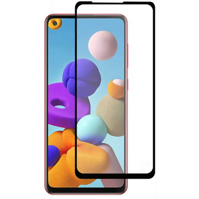 Leewello Samsung A21 3D Mini Tempered Glass