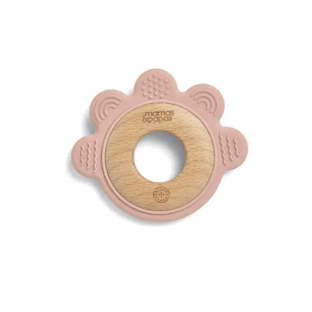 Μασητικό Σιλικόνης Mamas & Papas Pink Flower 26180309