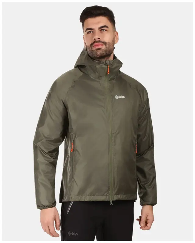 Αδιάβροχο Αντιανεμικό Μπουφάν Kilpi Unisex Jaluu-U Dark Green - 1U0180KI-DGN - XL