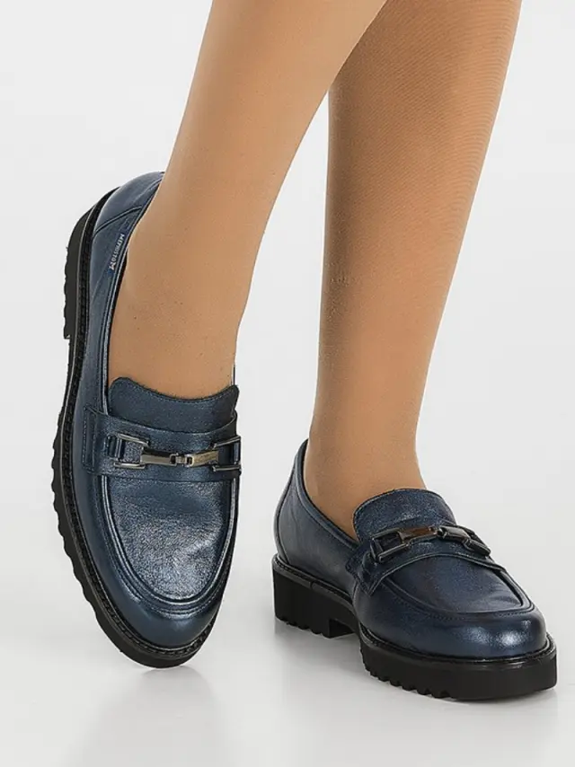 Mephisto Μοκασίνια-Loafers Γυναικείο δέρμα Μπλέ MEP/SALVIA JEANS 2