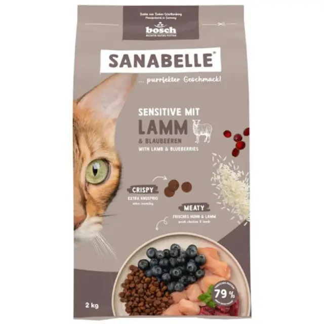 Sanabelle Low Grain Cat Adult Sensitive με Αρνί 2Kg Μονόχρωμο