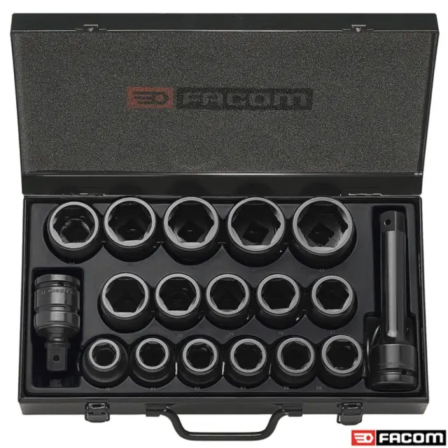 Facom NK.500E - Σετ με Καρυδάκια Κρούσης 3/4", 19-42mm